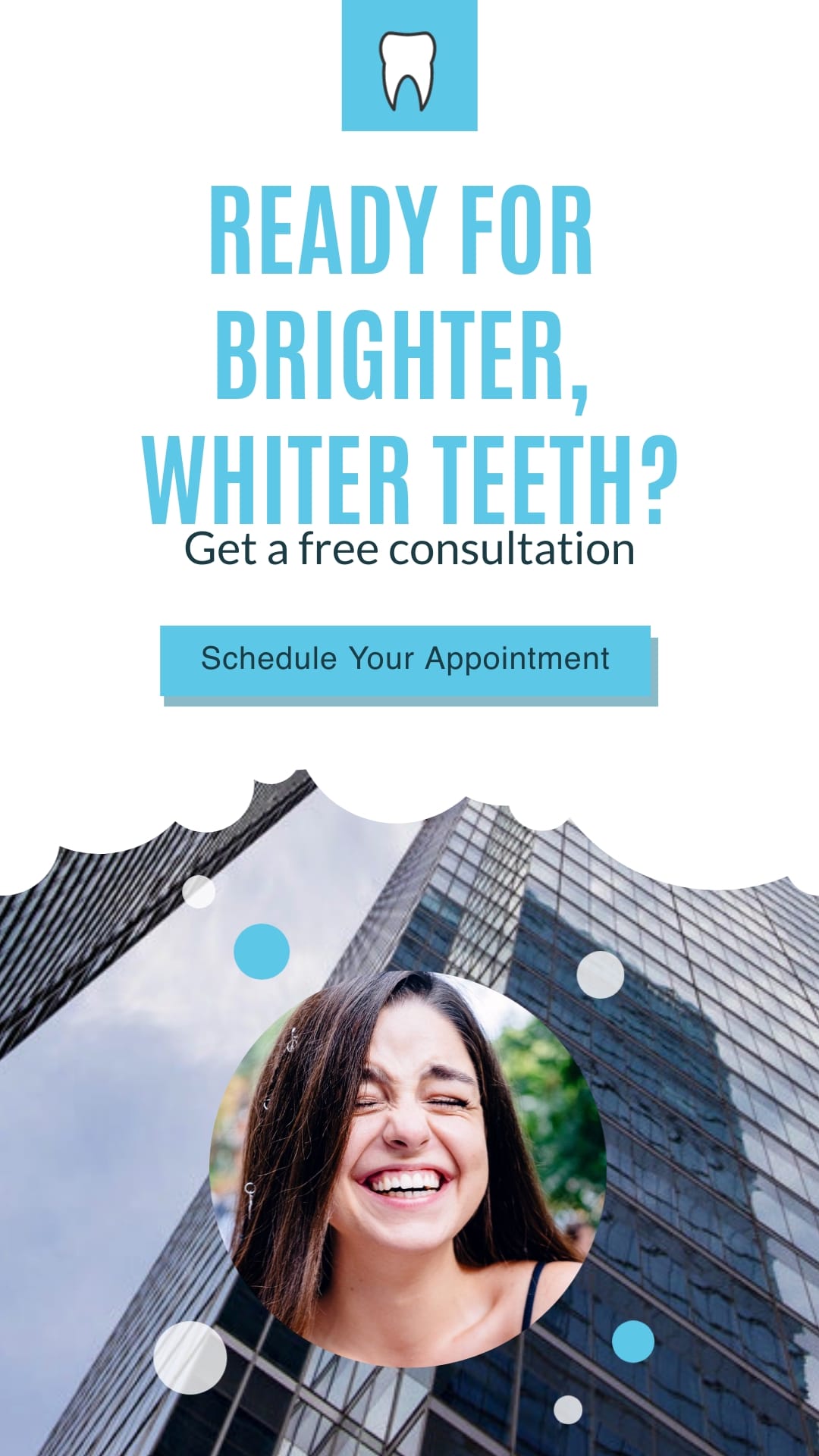 Dentist Bite-Sized Ad Vertical Template